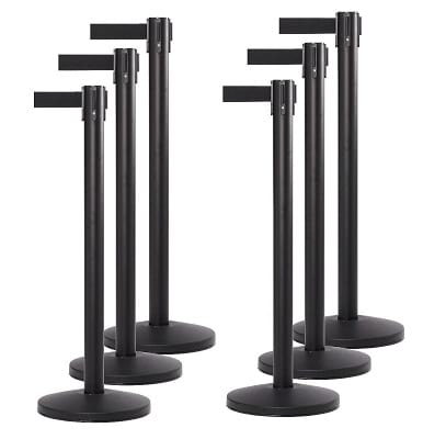 crowd control and crowd management retractable stanchions 1
